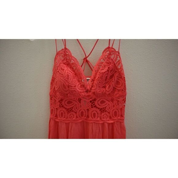 Victoria's Secret PINK 11174064 Women's Sz XS Coral Strappy Sundress - Picture 3 of 11